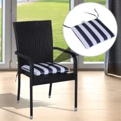 Outsunny Sitzkissen Als 6er-Set Blau, Weiß 42 X 42 X 5 Cm (LxBxH) | Stuhlkissen Bodenkissen Polsterkissen Sitzauflage 10 Outsunny Sitzkissen Als 6er-Set Blau, Weiß 42 X 42 X 5 Cm (LxBxH) | Stuhlkissen Bodenkissen Polsterkissen Sitzauflage -OUTSUNNY Shop 8600336600 84B 306 prod 003