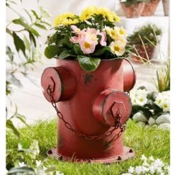 Blumentopf Hydrant Rot -OUTSUNNY Shop 8600342900 6540872 prod 003