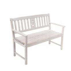 Outdoor-Bank Anker Weiß -OUTSUNNY Shop 8600342900 8796378 prod 002