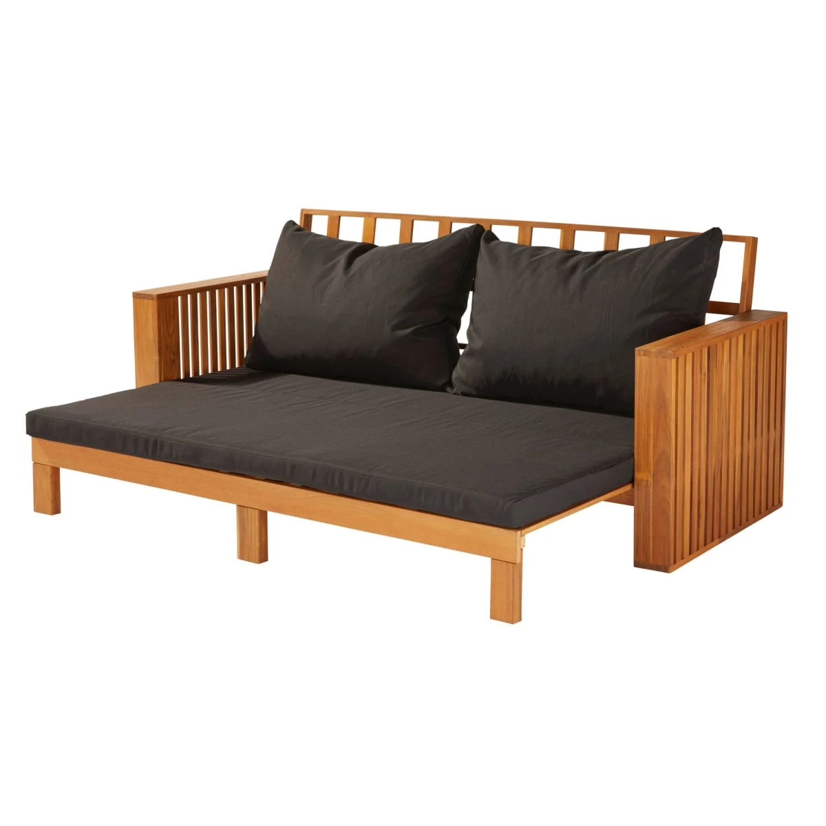 Outdoor-Daybed Meran Natur/Schwarz 3 Outdoor-Daybed Meran Natur/Schwarz