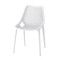 OK-Living Gartenstuhl Terrassenstuhl Balkonstuhl Einar Weiß Sitzschale Sitzstuhl 9 OK-Living Gartenstuhl Terrassenstuhl Balkonstuhl Einar Weiß Sitzschale Sitzstuhl -OUTSUNNY Shop 8600343700 37383 prod 002