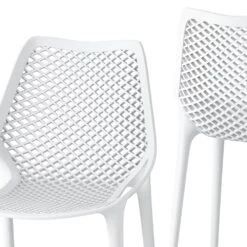 OK-Living Gartenstuhl Terrassenstuhl Balkonstuhl Einar Weiß Sitzschale Sitzstuhl 13 OK-Living Gartenstuhl Terrassenstuhl Balkonstuhl Einar Weiß Sitzschale Sitzstuhl -OUTSUNNY Shop 8600343700 37383 prod 006
