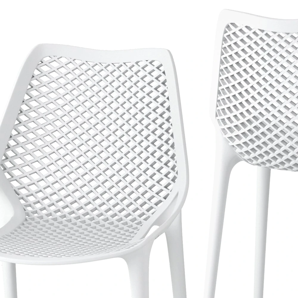 OK-Living Gartenstuhl Terrassenstuhl Balkonstuhl Einar Weiß Sitzschale Sitzstuhl 8 OK-Living Gartenstuhl Terrassenstuhl Balkonstuhl Einar Weiß Sitzschale Sitzstuhl – Bild 6