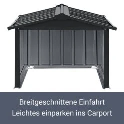 Juskys Mähroboter Garage Mit Satteldach | Rasenmäher Dach Carport Aus Metall | 86 × 98 × 63 Cm 13 Juskys Mähroboter Garage Mit Satteldach | Rasenmäher Dach Carport Aus Metall | 86 × 98 × 63 Cm -OUTSUNNY Shop 8600348200 65251997 prod 006