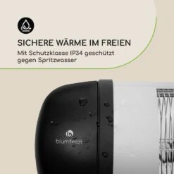 Rising Sun Zenith Heizstrahler 2500W IP34 Fernbedienung 11 Rising Sun Zenith Heizstrahler 2500W IP34 Fernbedienung -OUTSUNNY Shop 8600359300 12283 prod 004