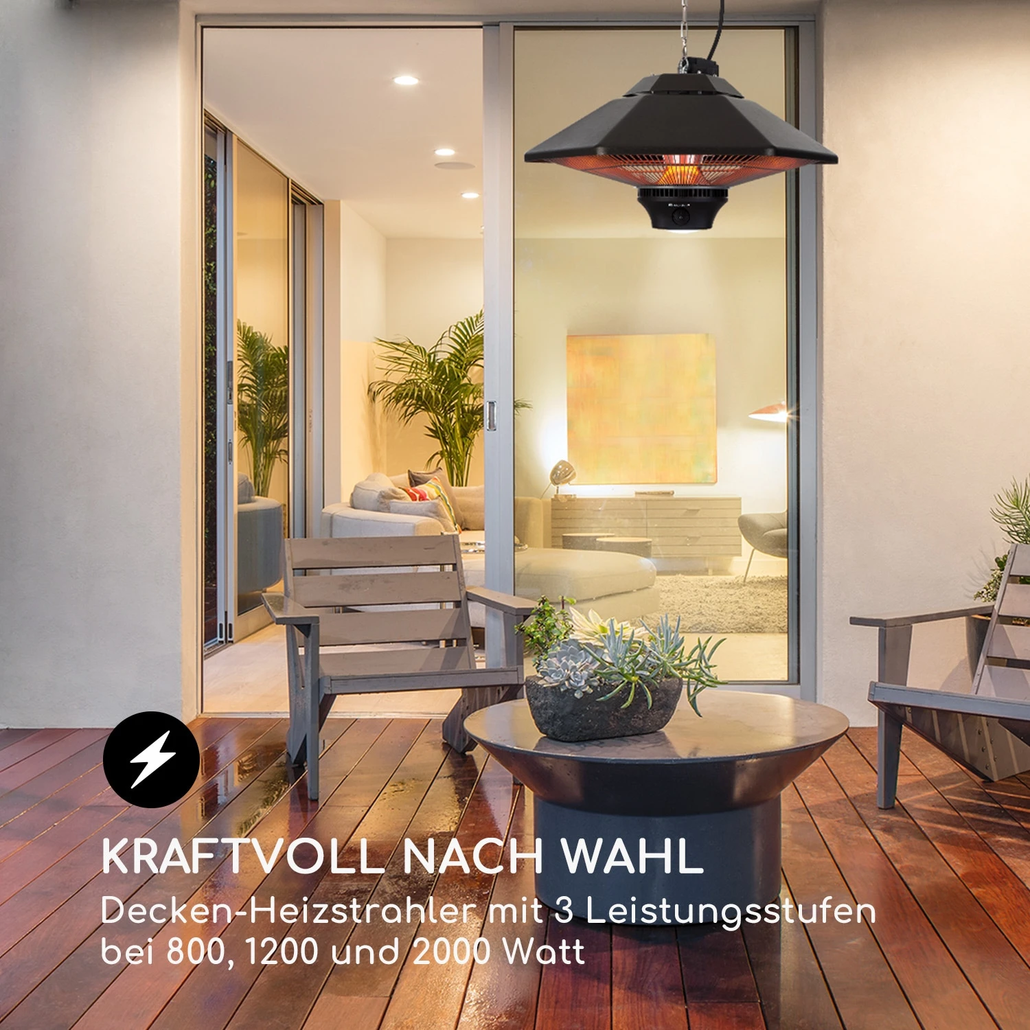 Heat Hexa Infrarot-Heizstrahler 800/1200/2000W Halogen IP34 LED 5 Heat Hexa Infrarot-Heizstrahler 800/1200/2000W Halogen IP34 LED – Bild 3