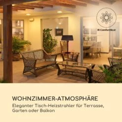 Loras Style Tisch-Heizstrahler Karbon-IR-Heizelement 1500W 10 Loras Style Tisch-Heizstrahler Karbon-IR-Heizelement 1500W -OUTSUNNY Shop 8600359300 26581 prod 003