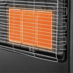 Kamtschatka Gasheizofen Gasheizer Keramikbrenner Infrarot 4,1kW Schwarz -OUTSUNNY Shop 8600359300 3390 prod 006