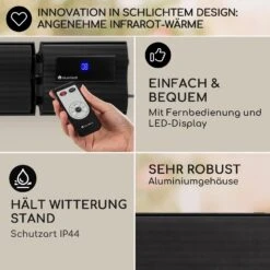 Cosmic Beam Plus XXL Infrarot-Heizstrahler 3000W IP44 Fernbedienung -OUTSUNNY Shop 8600359300 9650 prod 006