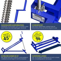 MASKO® Rasentraktor Heber 400kg Aufsitzmäher Hebevorrichtung Rasentraktorheber Reinig.Hilfe Hebebühne -OUTSUNNY Shop 8600364700 18923 prod 003
