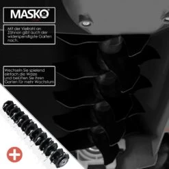 MASKO® - Elektro 2in1 Vertikutierer Rasenlüfter 1800 Watt 40cm Arbeitsbreite 55L Fangkorb Inkl. Lüfterwalze Lüfter Moosentferner, 5-stufige Arbeitstiefe Einstellbar , Höhenverstellbarer Holm 11 MASKO® - Elektro 2in1 Vertikutierer Rasenlüfter 1800 Watt 40cm Arbeitsbreite 55L Fangkorb Inkl. Lüfterwalze Lüfter Moosentferner, 5-stufige Arbeitstiefe Einstellbar , Höhenverstellbarer Holm -OUTSUNNY Shop 8600364700 21805 prod 004