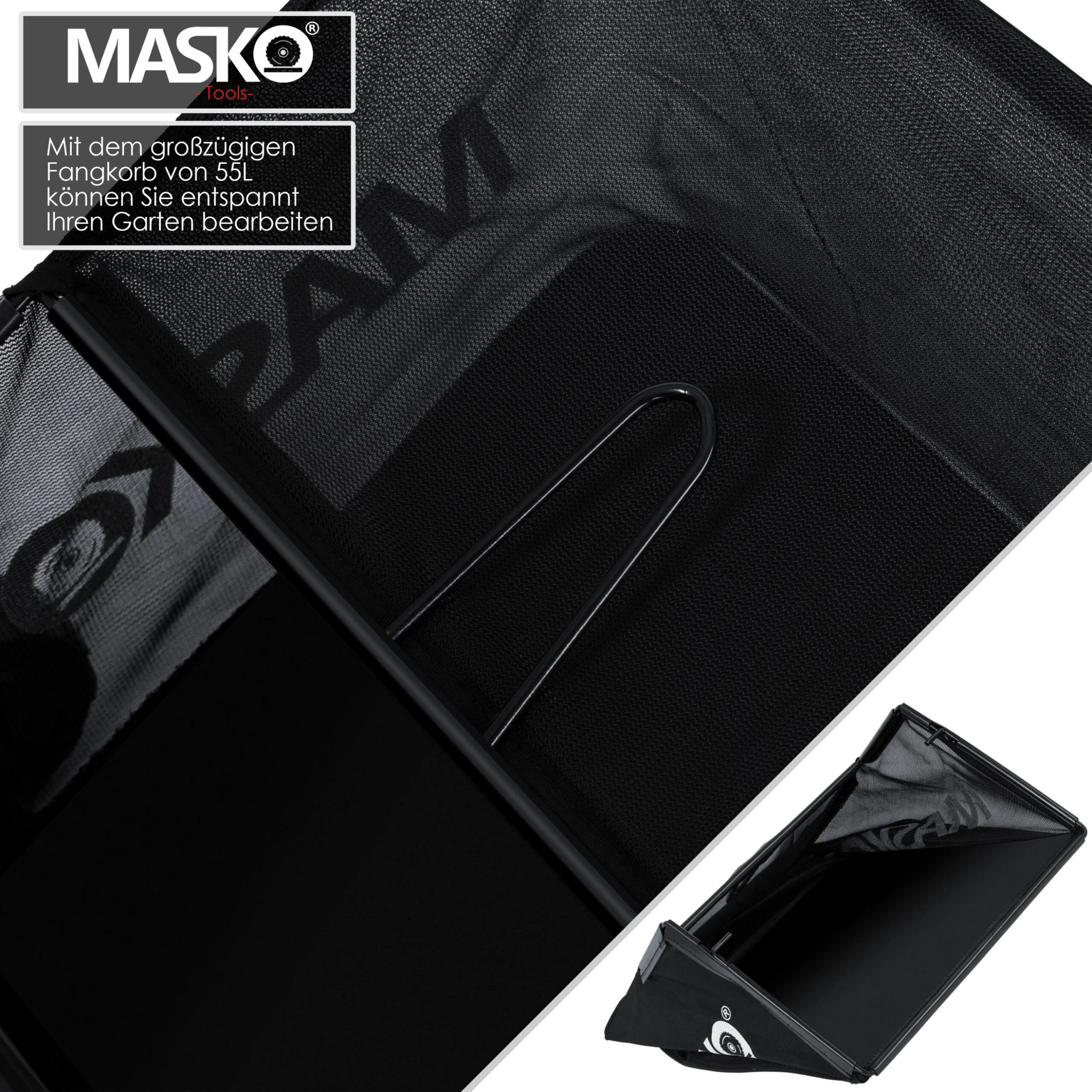 MASKO® - Elektro 2in1 Vertikutierer Rasenlüfter 1800 Watt 40cm Arbeitsbreite 55L Fangkorb Inkl. Lüfterwalze Lüfter Moosentferner, 5-stufige Arbeitstiefe Einstellbar , Höhenverstellbarer Holm 7 MASKO® - Elektro 2in1 Vertikutierer Rasenlüfter 1800 Watt 40cm Arbeitsbreite 55L Fangkorb Inkl. Lüfterwalze Lüfter Moosentferner, 5-stufige Arbeitstiefe Einstellbar , Höhenverstellbarer Holm – Bild 5