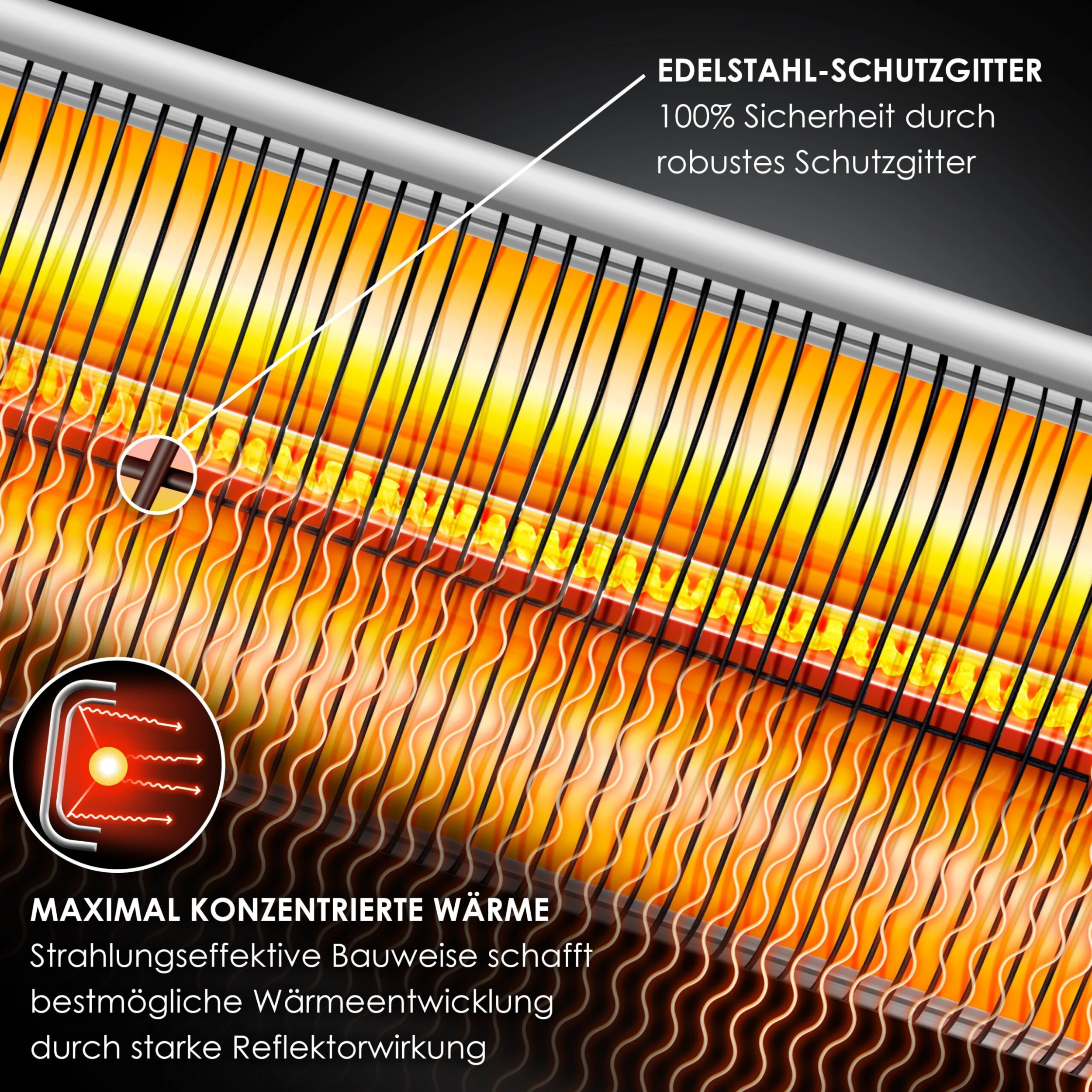 KESSER® Standheizstrahler Infrarot Stand Heizstrahler Inkl. Schutzhülle Wärmestrahler Terrasse Infrarotstrahler Turmheizstrahler 2000 Watt Terrassenstrahler Standheizung Mit Fernbedienung 6 KESSER® Standheizstrahler Infrarot Stand Heizstrahler Inkl. Schutzhülle Wärmestrahler Terrasse Infrarotstrahler Turmheizstrahler 2000 Watt Terrassenstrahler Standheizung Mit Fernbedienung – Bild 4