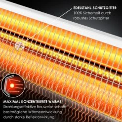 KESSER® Standheizstrahler Infrarot Stand Heizstrahler Inkl. Schutzhülle Wärmestrahler Terrasse Infrarotstrahler Turmheizstrahler 3 Heizstufen 2000 Watt Terrassenstrahler Mit Fernbedienung Timer 11 KESSER® Standheizstrahler Infrarot Stand Heizstrahler Inkl. Schutzhülle Wärmestrahler Terrasse Infrarotstrahler Turmheizstrahler 3 Heizstufen 2000 Watt Terrassenstrahler Mit Fernbedienung Timer -OUTSUNNY Shop 8600364700 22457 prod 004