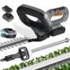 MASKO® Akku Heckenschere Profi Hecken & Strauchschere 57cm Schnittlänge Inkl. 21V Akku 3,0 Ah & Ladegerät Kabellos Elektro-Heckenschere 27mm Zahnabstand Dual Schnittklingen Verstellbarer Griff -OUTSUNNY Shop 8600364700 23713 prod 001