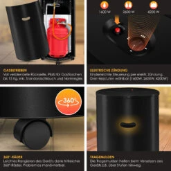 KESSER® Gasheizer Keramik 4200 Watt Gas Heizstrahler Inkl. Gasdruckregler Gasschlauch - Gasheizofen Inkl. Schutzhülle Gasheizgerät, Infrarot Keramikbrenner, Butan- Oder Propangasflaschen 11 KESSER® Gasheizer Keramik 4200 Watt Gas Heizstrahler Inkl. Gasdruckregler Gasschlauch - Gasheizofen Inkl. Schutzhülle Gasheizgerät, Infrarot Keramikbrenner, Butan- Oder Propangasflaschen -OUTSUNNY Shop 8600364700 24016 prod 004