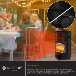 KESSER® Gasheizer Keramik 4200 Watt Gas Heizstrahler Inkl. Gasdruckregler Gasschlauch - Gasheizofen Inkl. Schutzhülle Gasheizgerät, Infrarot Keramikbrenner, Butan- Oder Propangasflaschen 13 KESSER® Gasheizer Keramik 4200 Watt Gas Heizstrahler Inkl. Gasdruckregler Gasschlauch - Gasheizofen Inkl. Schutzhülle Gasheizgerät, Infrarot Keramikbrenner, Butan- Oder Propangasflaschen -OUTSUNNY Shop 8600364700 24016 prod 006