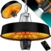 KESSER® Deckenheizstrahler Heizpilz Infrarot-Heizstrahler 2500W Terrassenstrahler Mit Fernbedienung Quarzstrahler | LED Licht | Decke | Infrarotstrahler | Mit Kette + Karabinerhaken Carbon-Heizelement 2 KESSER® Deckenheizstrahler Heizpilz Infrarot-Heizstrahler 2500W Terrassenstrahler Mit Fernbedienung Quarzstrahler | LED Licht | Decke | Infrarotstrahler | Mit Kette + Karabinerhaken Carbon-Heizelement -OUTSUNNY Shop 8600364700 24074 prod 001