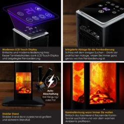 KESSER® Turmheizstrahler Heizstrahler Standheizstrahler Infrarot Mit Fernbedienung Timer Kamineffekt, Heizung Turm-Keramik-Heizer Heizlüfter Heizgerät Kamin Standheizung Mit Oszillationsfunktion 10 KESSER® Turmheizstrahler Heizstrahler Standheizstrahler Infrarot Mit Fernbedienung Timer Kamineffekt, Heizung Turm-Keramik-Heizer Heizlüfter Heizgerät Kamin Standheizung Mit Oszillationsfunktion -OUTSUNNY Shop 8600364700 24168 prod 003